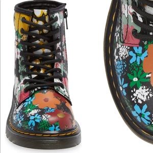 Dr. Marten floral toddler boots